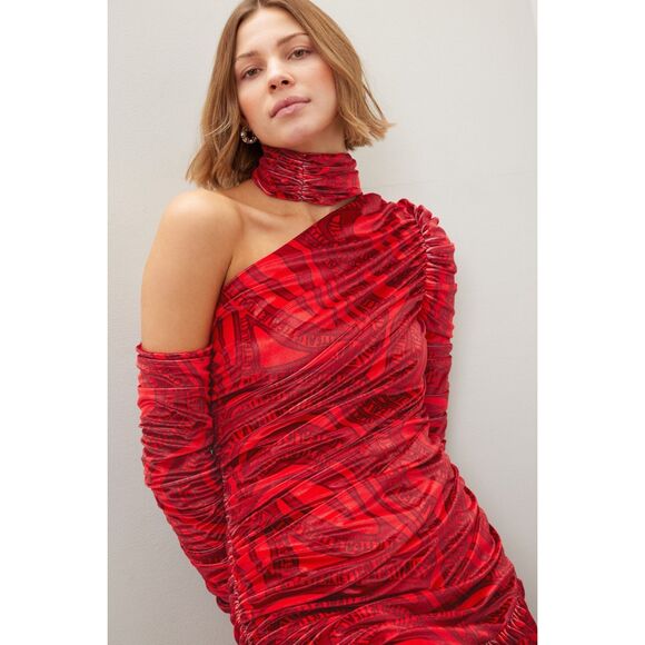 ALIÉTTE Cold Shoulder Mini Dress US XS $1195 - Picture 4 of 4